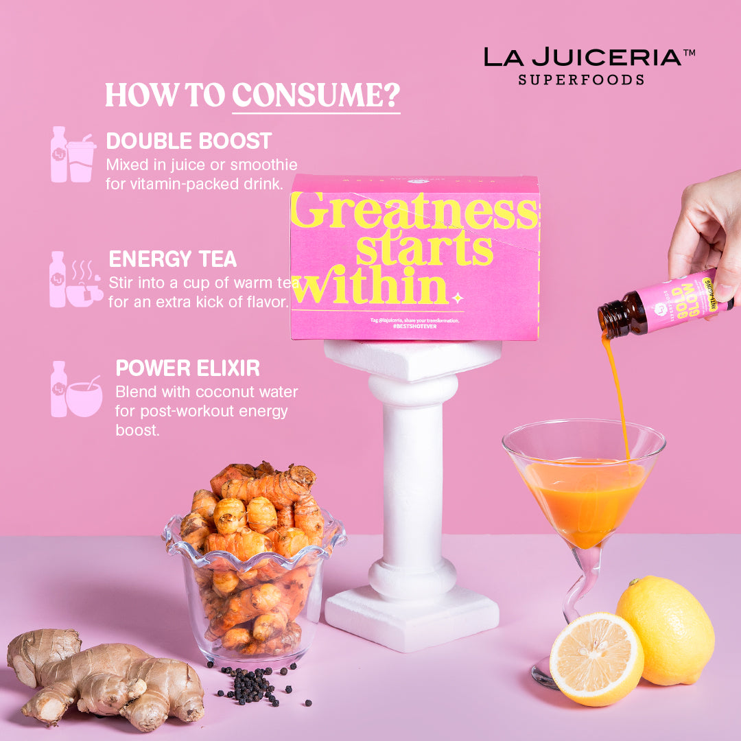 Mix Powershots (Trial Pack) - Gold Glow + Vital Shot