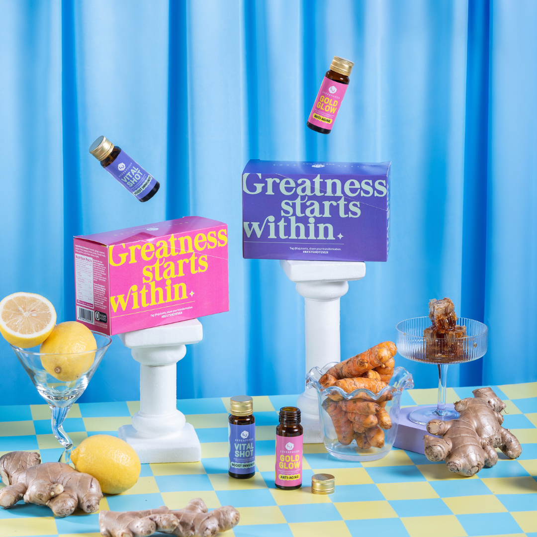 Mix Powershots (Trial Pack) - Gold Glow + Vital Shot