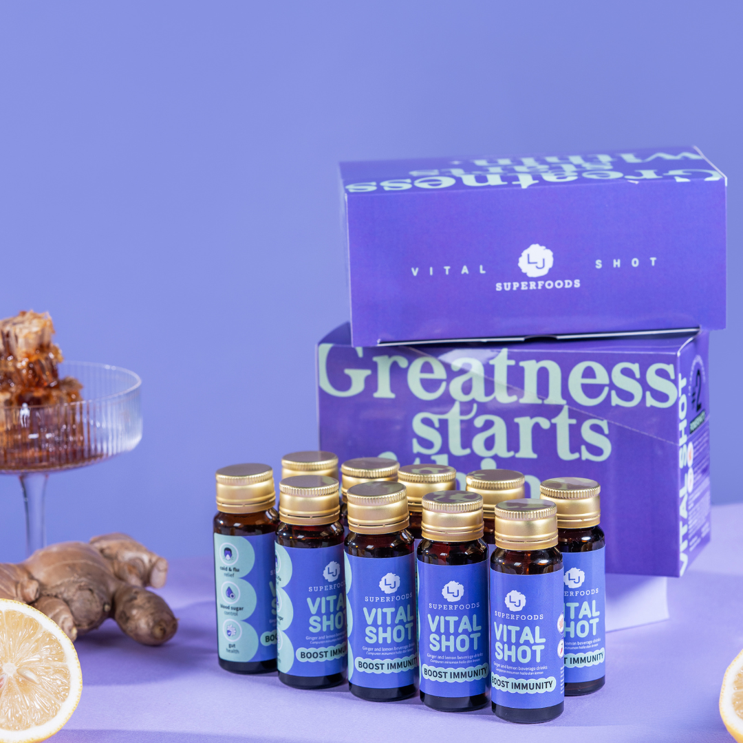 La Juiceria ginger honey boost immunity