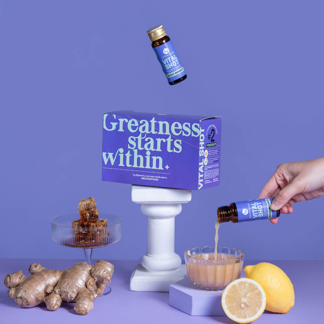 La Juiceria ginger juice with honey